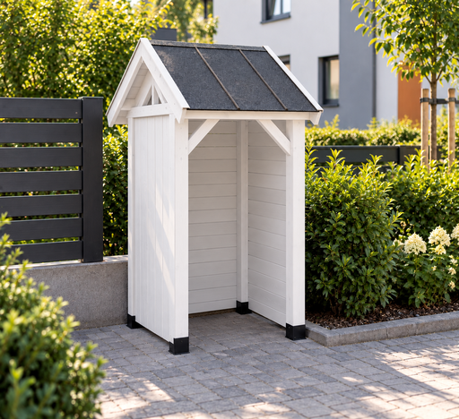 1,3 × 1,3 m puidust prügikastivarjualune - garden gazebo pergola